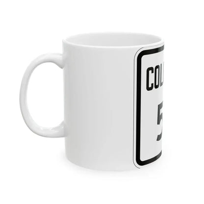 Colorado 53 1946 (Colorado) (Road Sign) White Coffee Mug - Go Mug Yourself