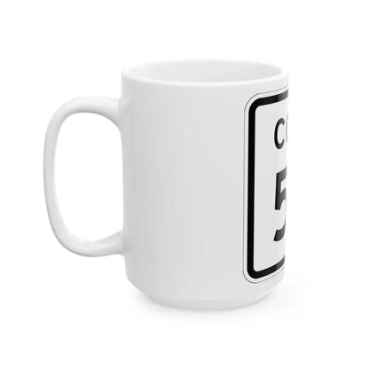 Colorado 53 1952 (Colorado) (Road Sign) White Coffee Mug - Go Mug Yourself
