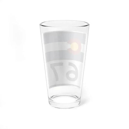 Colorado 67 (Colorado) (Road Sign) Pint Glass 16oz - Go Mug Yourself