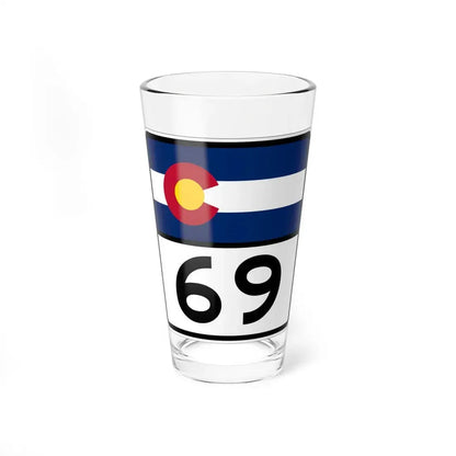 Colorado 69 (Colorado) (Road Sign) Pint Glss 16oz 16oz - Go Mug Yourself