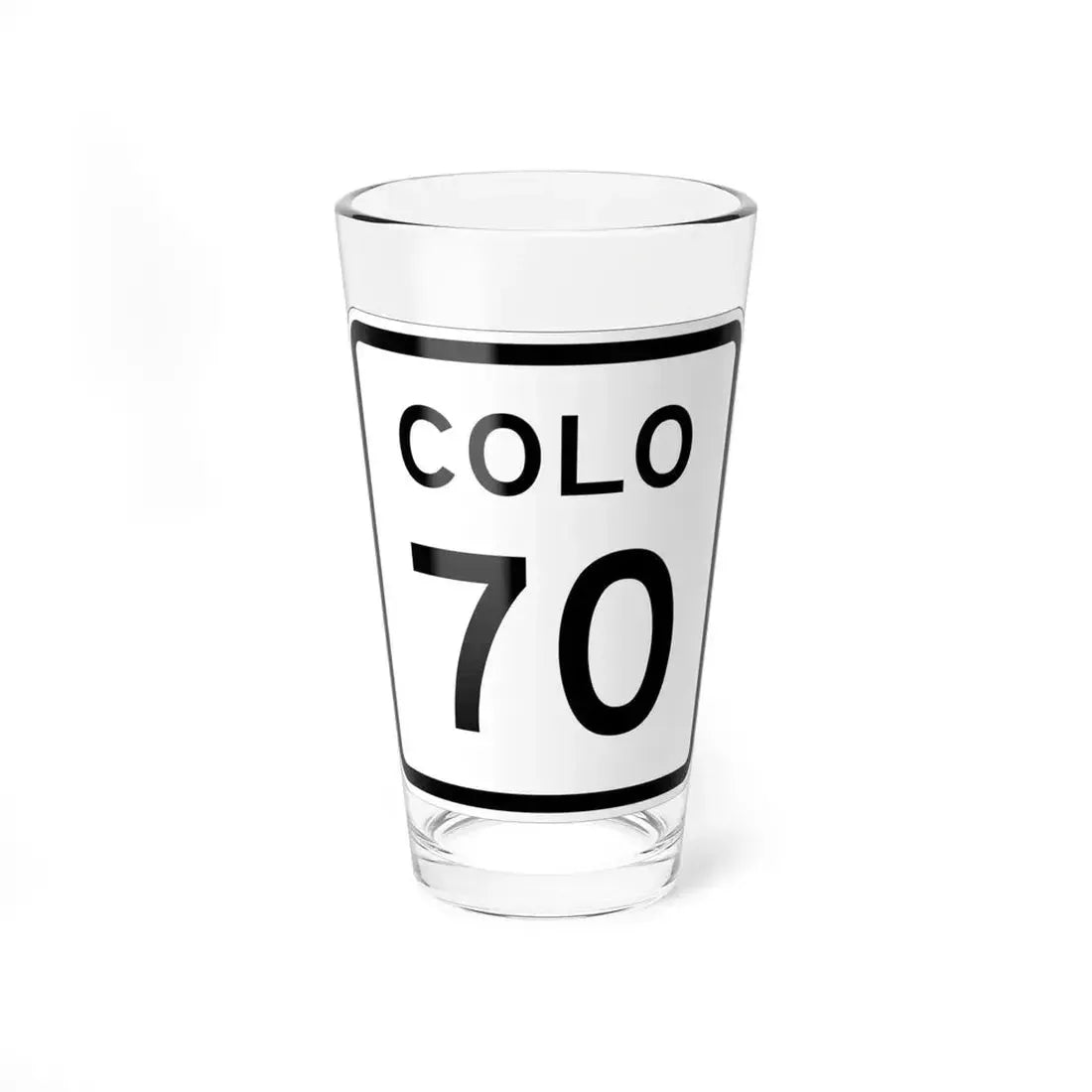 Colorado 70 1952 (Colorado) (Road Sign) Pint Glass 16oz 16oz - Go Mug Yourself