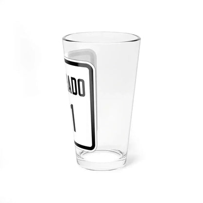 Colorado 81 1926 (Colorado) (Road Sign) Pint Glass 16oz - Go Mug Yourself