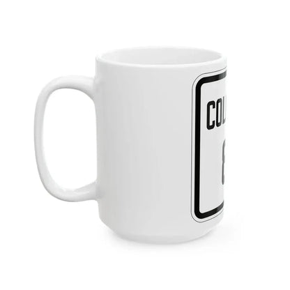 Colorado 81 1926 (Colorado) (Road Sign) White Coffee Mug - Go Mug Yourself