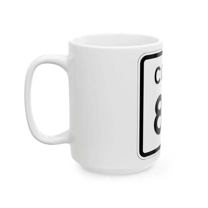 Colorado 84 1952 (Colorado) (Road Sign) White Coffee Mug - Go Mug Yourself