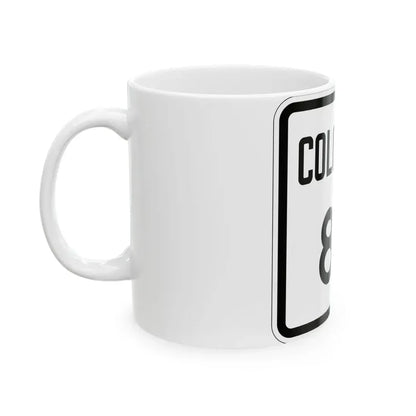 Colorado 85 1946 (Colorado) (Road Sign) White Coffee Mug - Go Mug Yourself