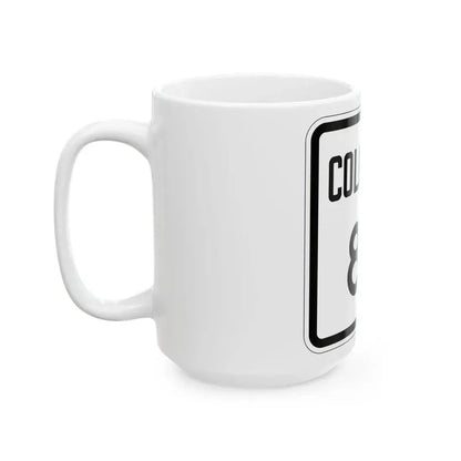 Colorado 85 1946 (Colorado) (Road Sign) White Coffee Mug - Go Mug Yourself