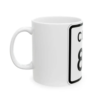 Colorado 85 1952 (Colorado) (Road Sign) White Coffee Mug - Go Mug Yourself