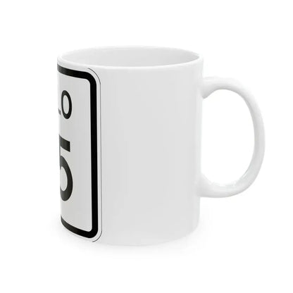 Colorado 85 1952 (Colorado) (Road Sign) White Coffee Mug - Go Mug Yourself