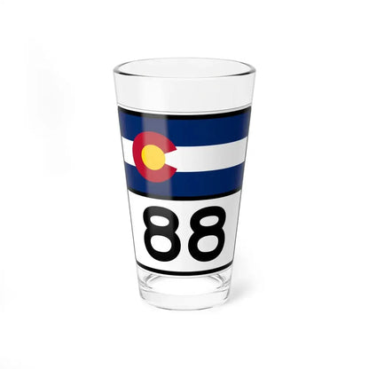 Colorado 88 (Colorado) (Road Sign) Pint Glss 16oz 16oz - Go Mug Yourself