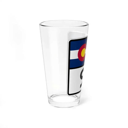 Colorado 91 (Colorado) (Road Sign) Pint Glass 16oz - Go Mug Yourself