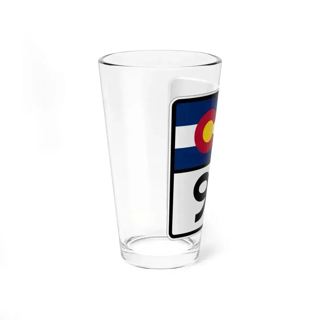 Colorado 93 (Colorado) (Road Sign) Pint Glass 16oz - Go Mug Yourself
