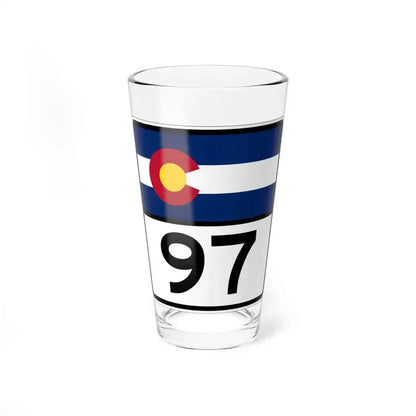 Colorado 97 (Colorado) (Road Sign) Pint Glss 16oz 16oz - Go Mug Yourself