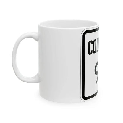 Colorado 99 1946 (Colorado) (Road Sign) White Coffee Mug - Go Mug Yourself