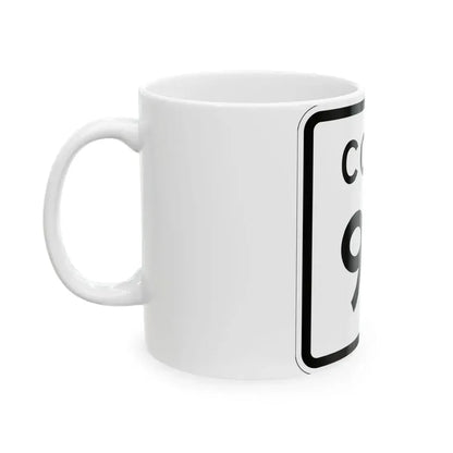 Colorado 99 1952 (Colorado) (Road Sign) White Coffee Mug - Go Mug Yourself