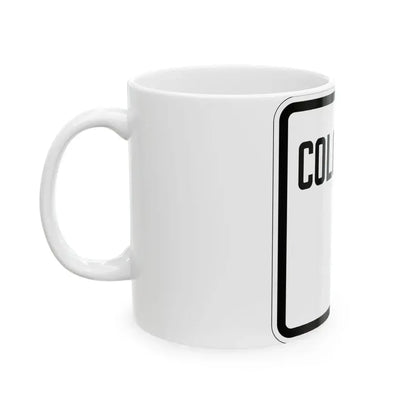 Colorado blank 1926 (Colorado) (Road Sign) White Coffee Mug - Go Mug Yourself