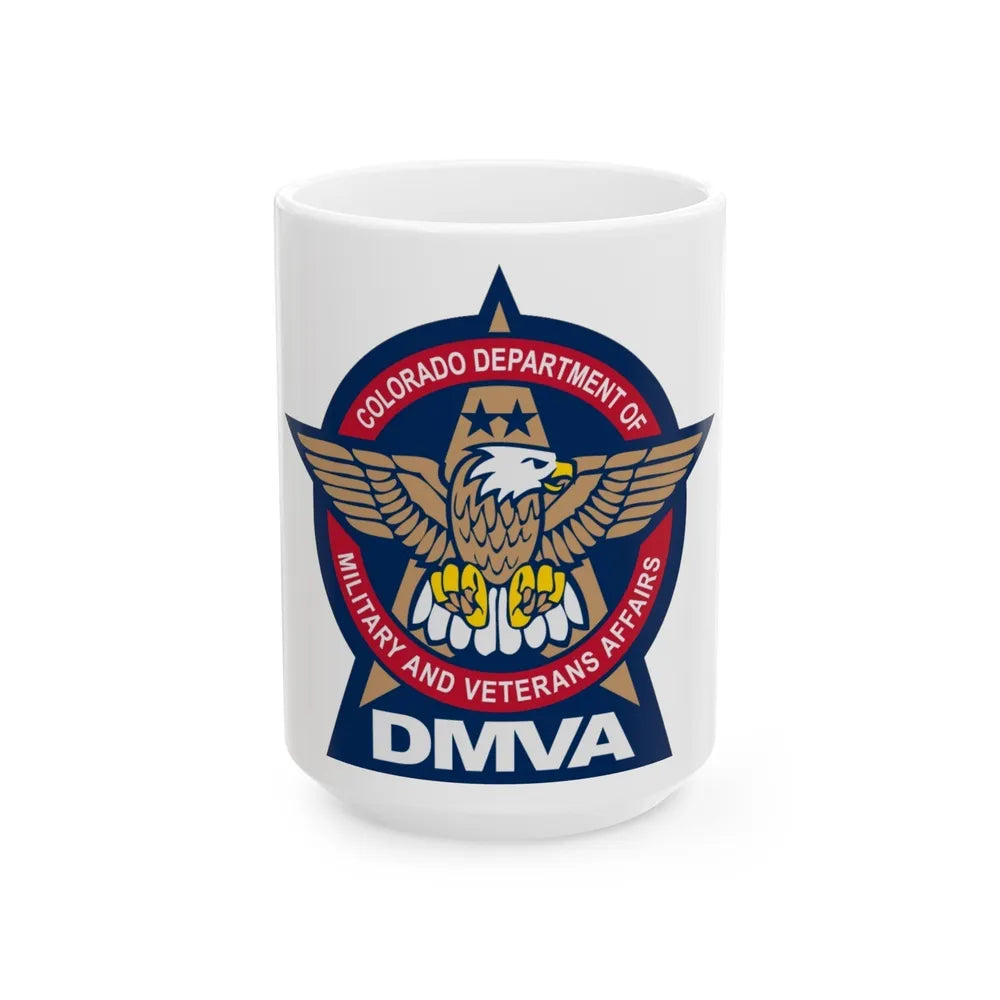 Colorado Department of Military and Veterans Affairs - White Coffee Mug-15oz-Go Mug Yourself