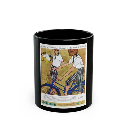 Coloray advertisement, Seventeen magazine, May 1958 - Black Coffee Mug 11oz - Go Mug Yourself