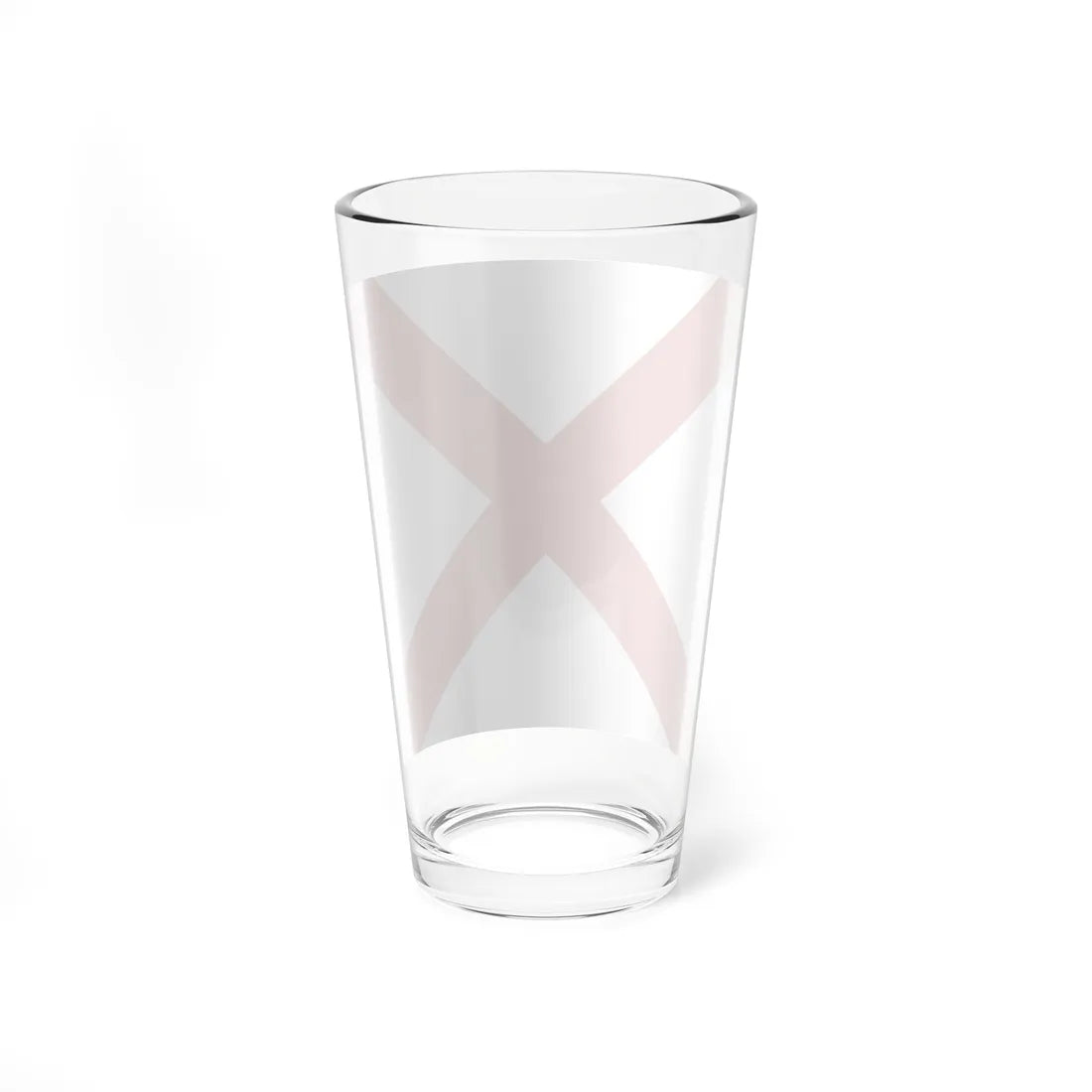 Colors of Saint Patricks Saltire -Template (Ireland) Pint Glass 16oz - Go Mug Yourself