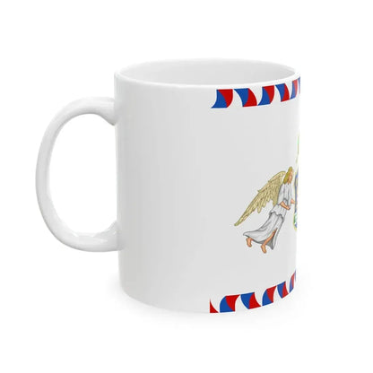 Colors of the Royal Croatian Home Guard (Austria) White Coffee Mug - Go Mug Yourself