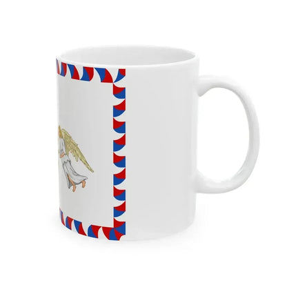 Colors of the Royal Croatian Home Guard (Austria) White Coffee Mug - Go Mug Yourself