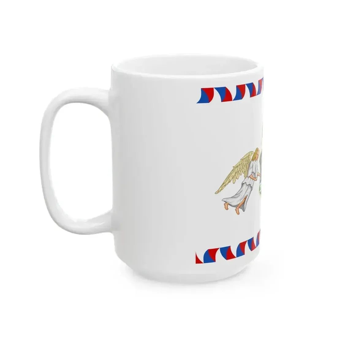 Colors of the Royal Croatian Home Guard (Austria) White Coffee Mug - Go Mug Yourself