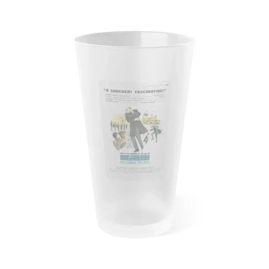COLOSSUS THE FORBIN PROJECT (2) 1970 Movie Poster - Frosted Pint Glass 16oz 16oz Frosted - Go Mug Yourself