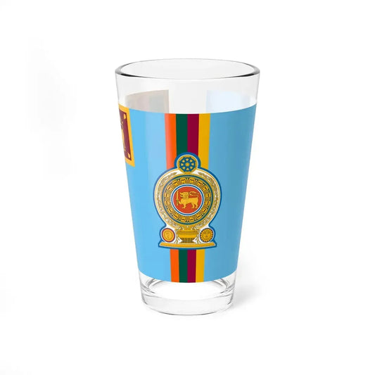 Colours of the Sri Lanka Air Force (Sri Lanka) Pint Glass 16oz 16oz - Go Mug Yourself