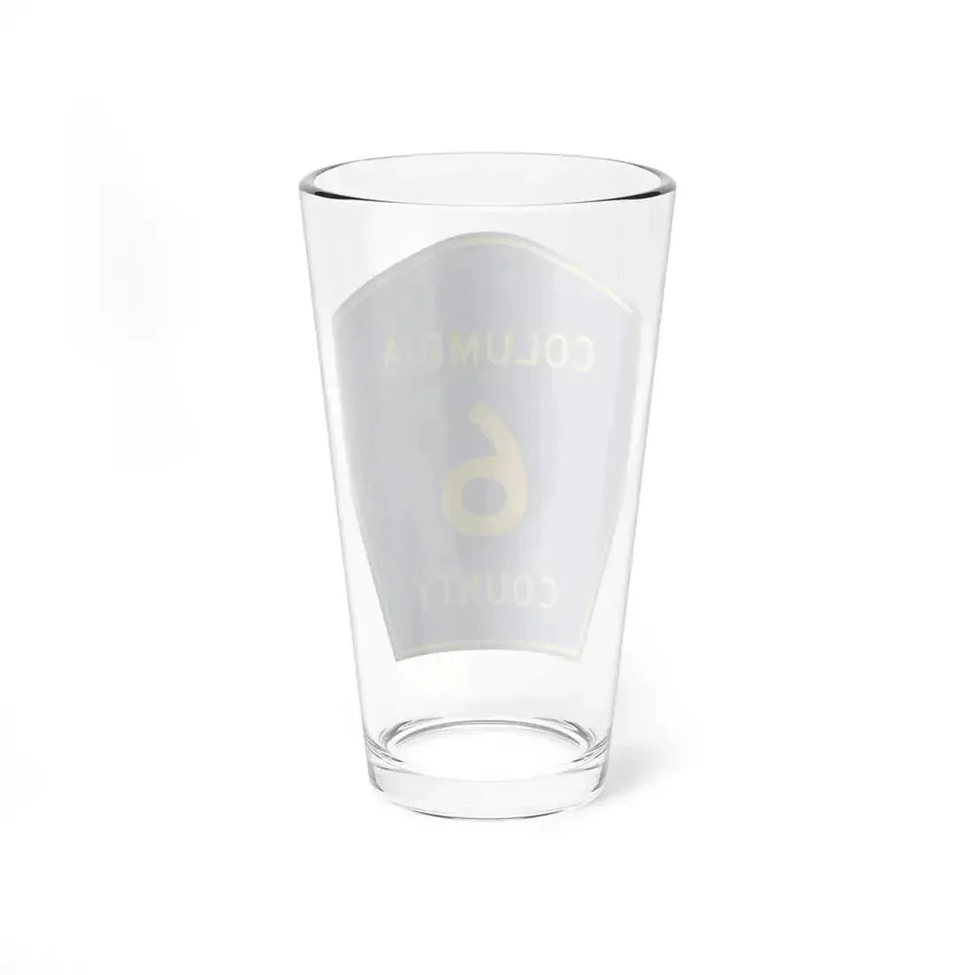Columbia County 6 (Florida) (Road Sign) Pint Glass 16oz - Go Mug Yourself