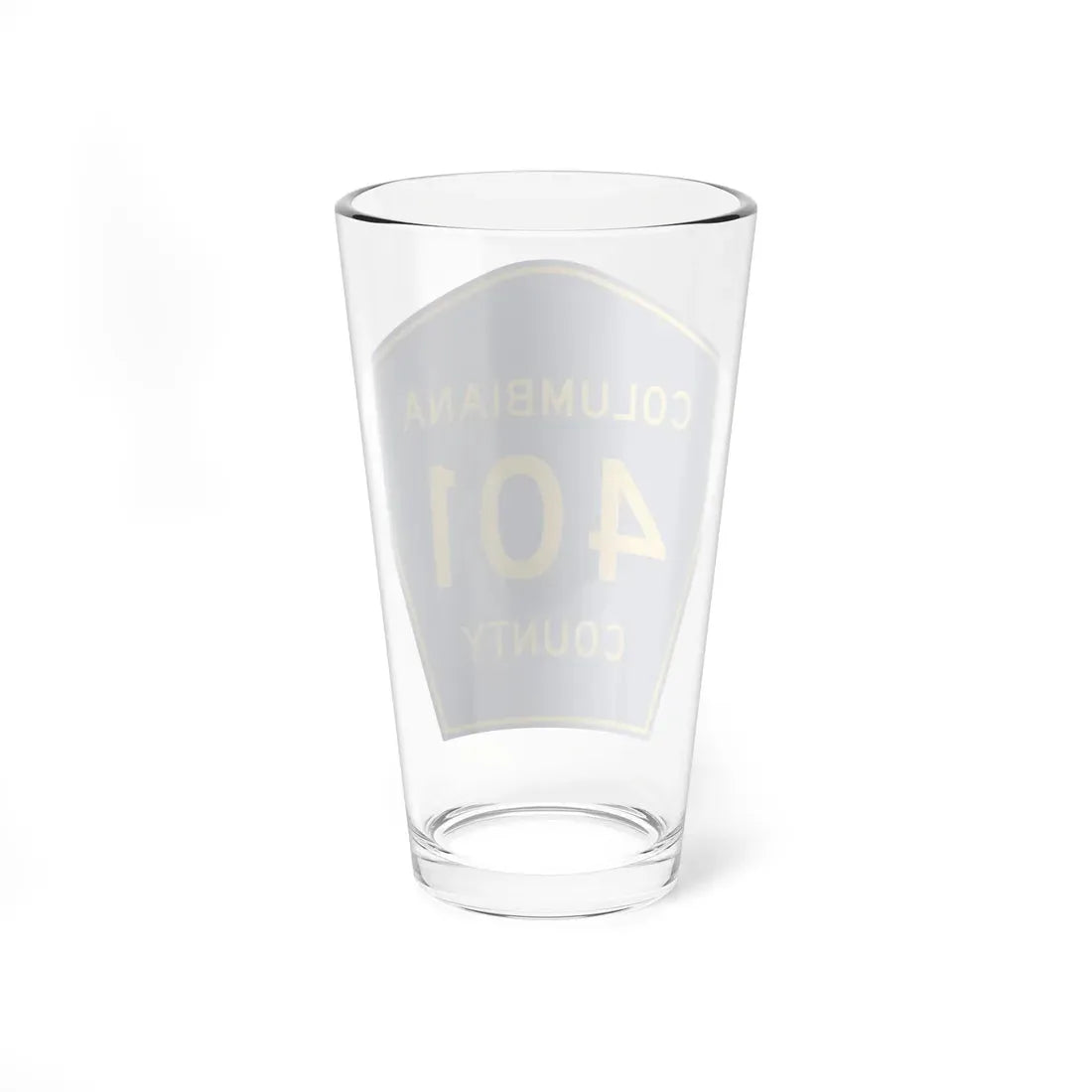 Columbiana County 401 (Ohio) (Road Sign) Pint Glass 16oz - Go Mug Yourself