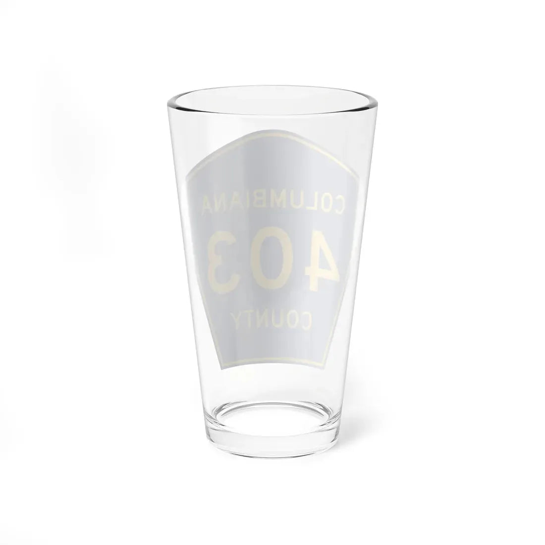 Columbiana County 403 (Ohio) (Road Sign) Pint Glass 16oz - Go Mug Yourself