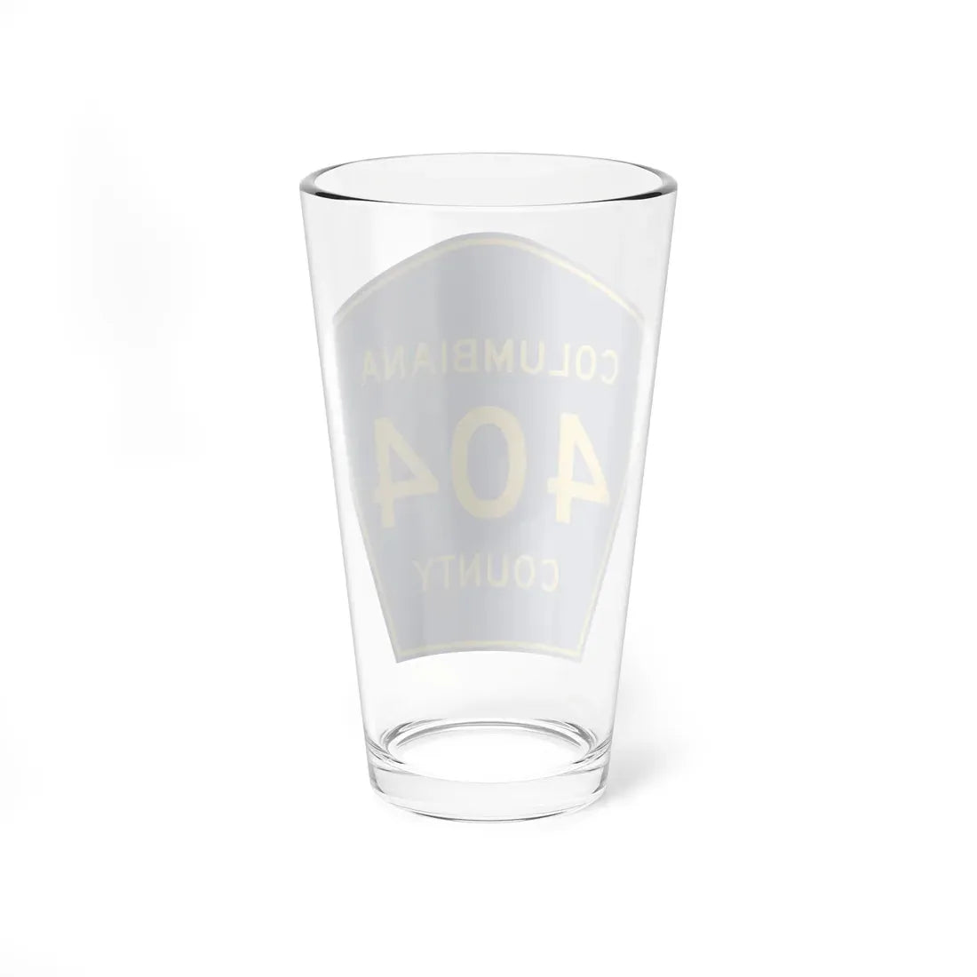 Columbiana County 404 (Ohio) (Road Sign) Pint Glass 16oz - Go Mug Yourself