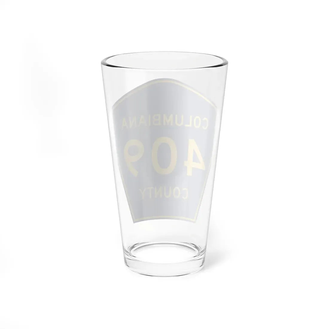Columbiana County 409 (Ohio) (Road Sign) Pint Glass 16oz - Go Mug Yourself