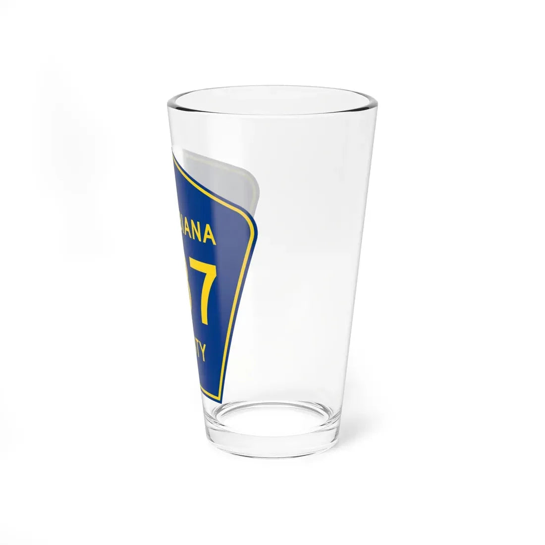 Columbiana County 437 (Ohio) (Road Sign) Pint Glass 16oz - Go Mug Yourself