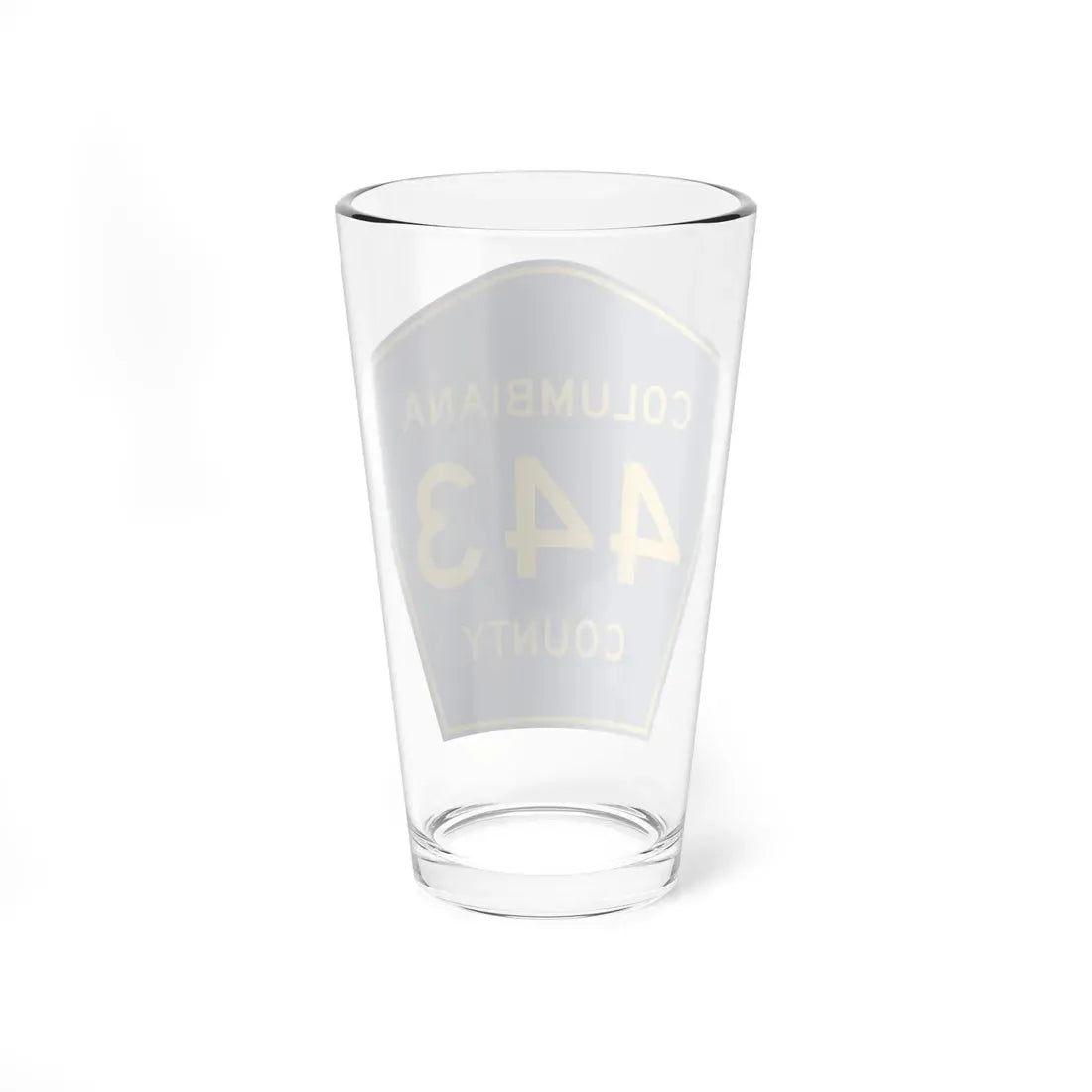 Columbiana County 443 (Ohio) (Road Sign) Pint Glass 16oz - Go Mug Yourself