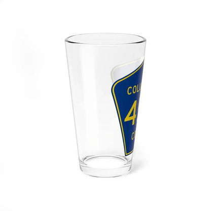Columbiana County 455 (Ohio) (Road Sign) Pint Glass 16oz - Go Mug Yourself