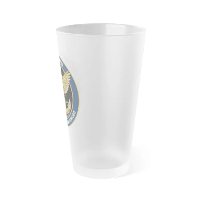 COM NAVIFOR (U.S. Navy) Frosted Pint Glass 16oz-Go Mug Yourself