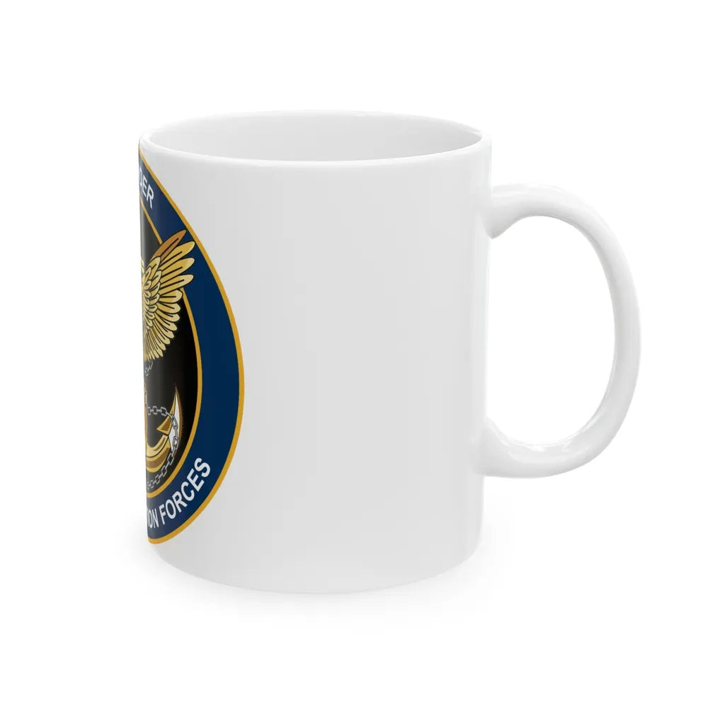 COM NAVIFOR (U.S. Navy) White Coffee Mug-Go Mug Yourself