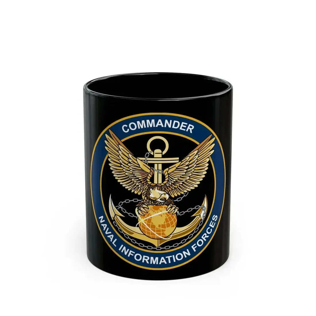 COM NAVIFOR (U.S. Navy) Black Coffee Mug 11oz - Go Mug Yourself