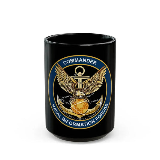 COM NAVIFOR (U.S. Navy) Black Coffee Mug 15oz - Go Mug Yourself