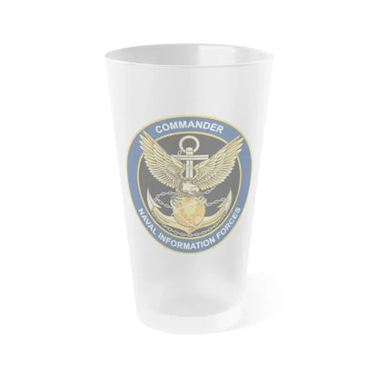 COM NAVIFOR (U.S. Navy) Frosted Pint Glass 16oz Default Title - Go Mug Yourself