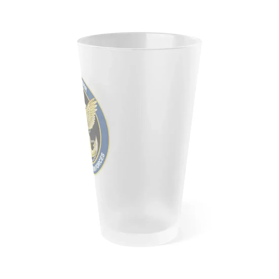 COM NAVIFOR (U.S. Navy) Frosted Pint Glass 16oz - Go Mug Yourself