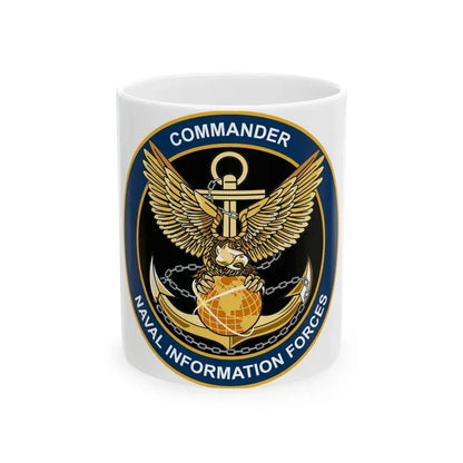 COM NAVIFOR (U.S. Navy) White Coffee Mug 11oz - Go Mug Yourself