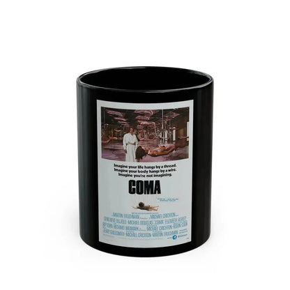 COMA 1978 Movie Poster - Black Coffee Mug 11oz - Go Mug Yourself