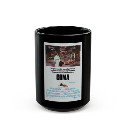 COMA 1978 Movie Poster - Black Coffee Mug-15oz-Go Mug Yourself