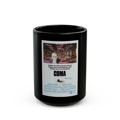 COMA 1978 Movie Poster - Black Coffee Mug 15oz - Go Mug Yourself