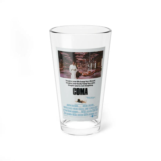 COMA 1978 Movie Poster - Pint Glass 16oz-16oz-Go Mug Yourself