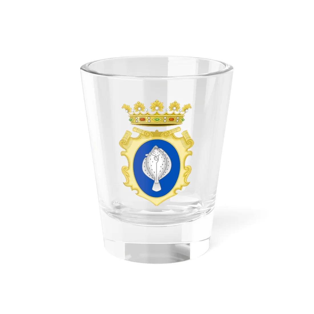 Comacchio-Stemma (Italy) (Coat of Arms) Shot Glass 1.5oz 1.5oz - Go Mug Yourself