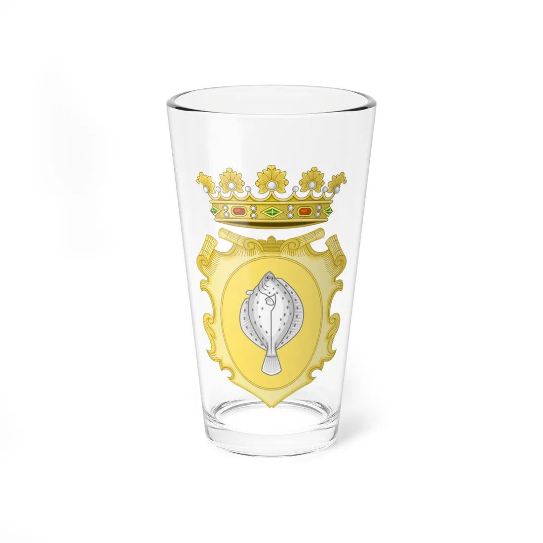 Comacchio-Stemma Storico (Italy) (Coat of Arms) Pint Glass 16oz 16oz - Go Mug Yourself