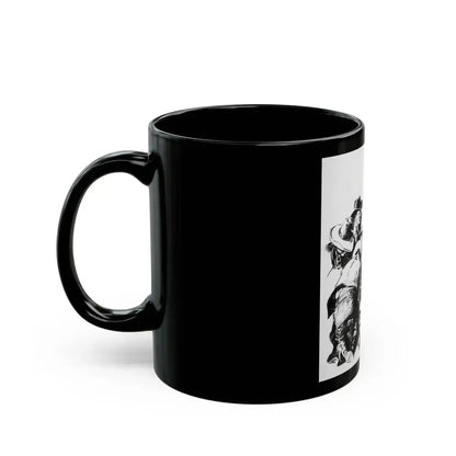 Comanche Kid, Adventure Magazine, 1937 - Black Coffee Mug - Go Mug Yourself