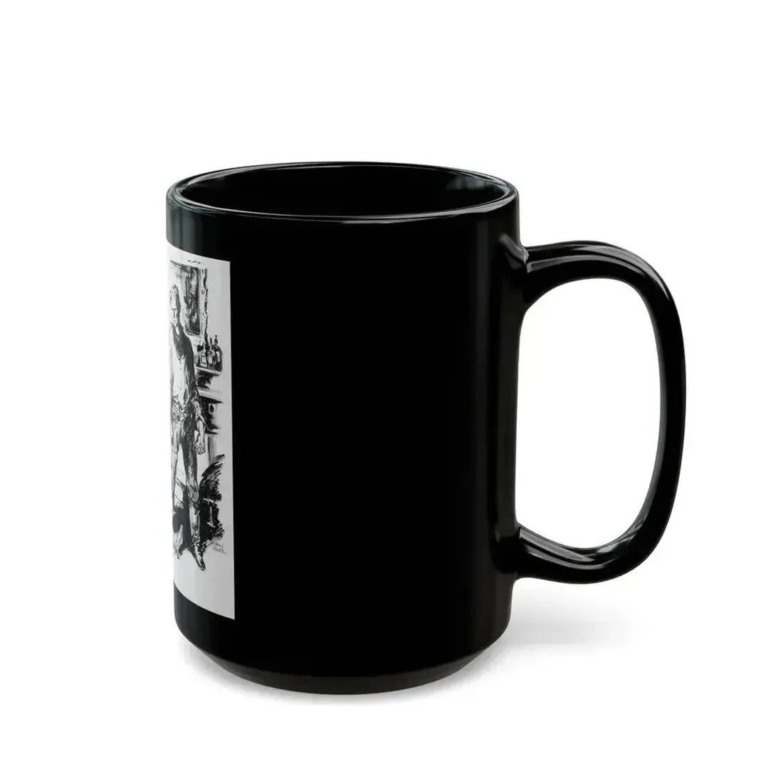 Comanche Kid, Adventure Magazine, 1937 - Black Coffee Mug - Go Mug Yourself